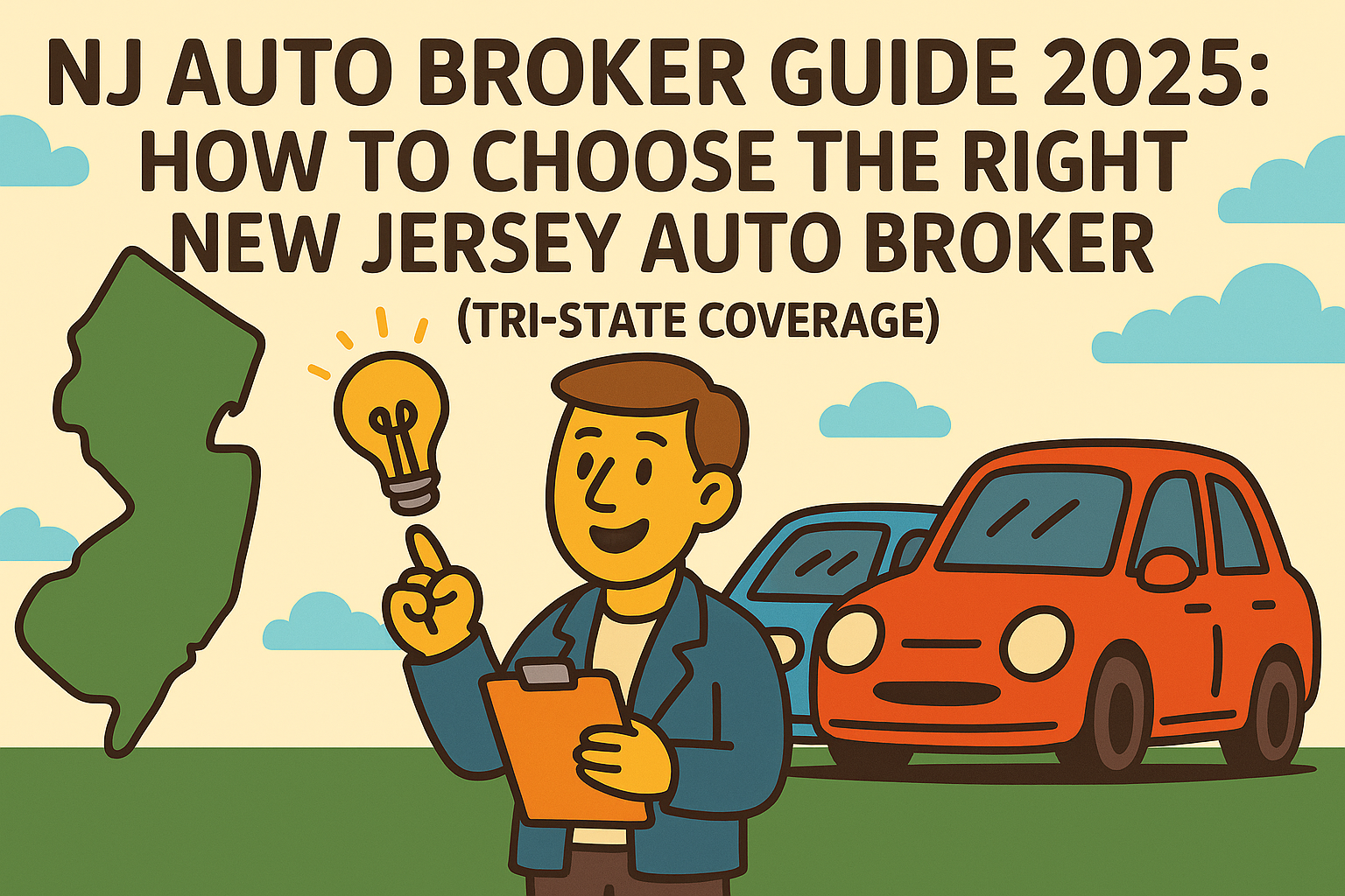 NJ Auto Broker Guide 2025: How to Choose the Right New Jersey Auto Broker (Tri‑State Coverage)